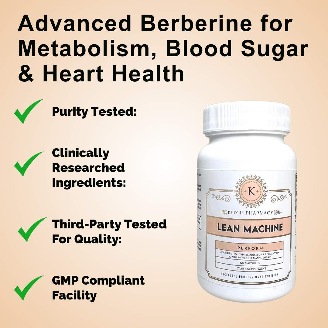 LEAN MACHINE (Berberine 5x Better Absorption) - Kitch Pharmacy