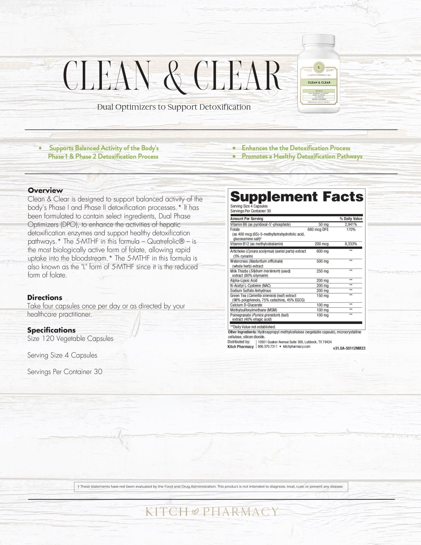 Total Detox Kit - Kitch Pharmacy