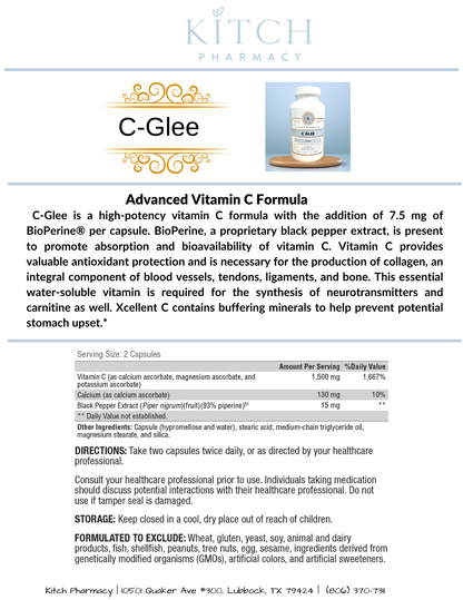 C-GLEE (High-Potency Vitamin C for Immune Support)