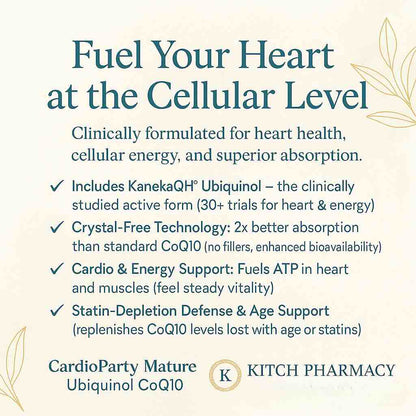 CARDIO PARTY MATURE (Crystal-free CoQ10)