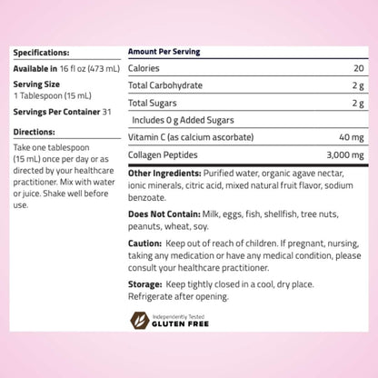 Cheers to Collagen Liquid (Collagen Peptides)