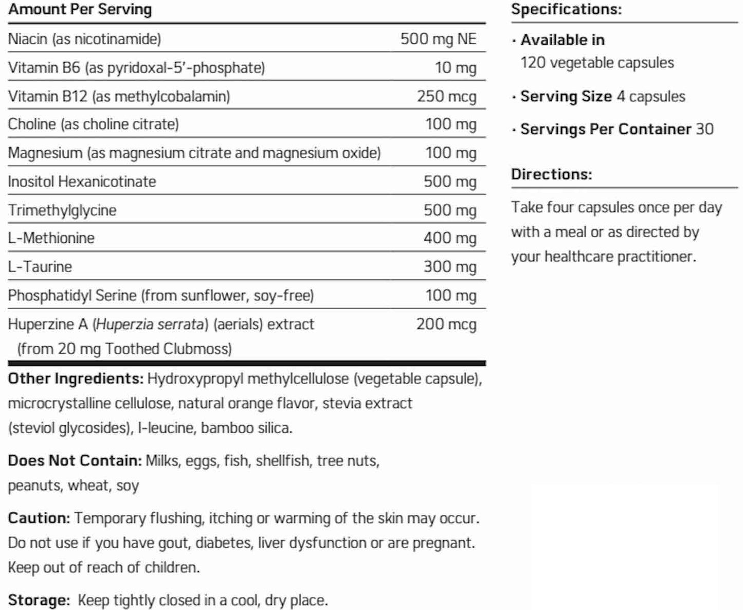 CLEAR MIND (Cognitive Function Supplement)