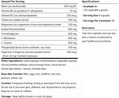 CLEAR MIND (Cognitive Function Supplement)