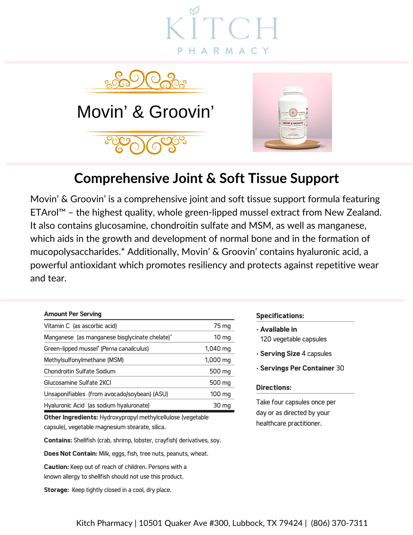 MOVIN' & GROOVIN' (Joint & Mobility Support)