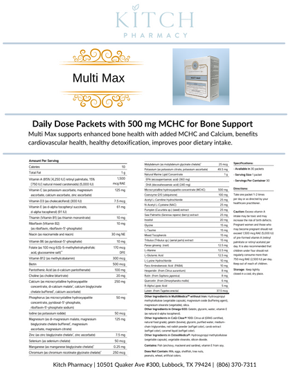 MULTI MAX (Daily Multivitamin Packs)