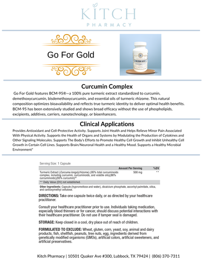 GO FOR GOLD (Joint, Brain, and Cellular Health)