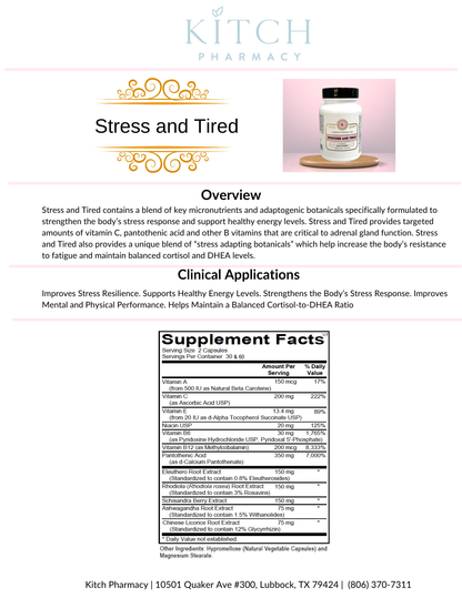 Stressed & Tired (Advanced Adrenal Support)