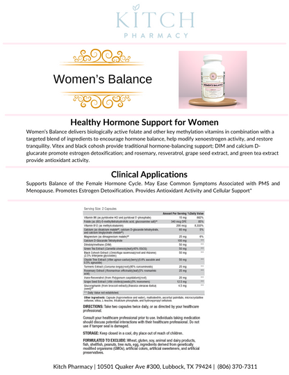 WOMEN'S BALANCE (Hormonal Support for Women)