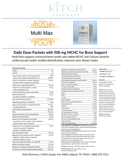 MULTI MAX (Daily Multivitamin Packs) - Kitch Pharmacy