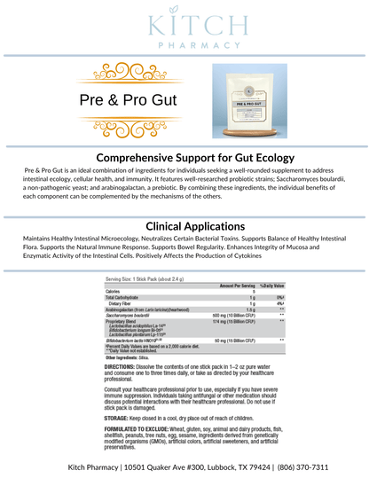 PRE & PRO GUT (Advanced Prebiotic & Probiotic) - Kitch Pharmacy